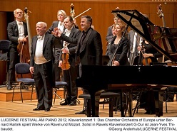 Links: Bernard Haitink Mitte Jean Yves Thibaudet